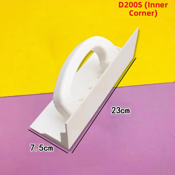 Двупосочен ъглов инструмент от неръждаема стомана за вътрешни и външни ъгли, шпакловане и работа със шпакловка; модели D200, D300, D200S, D300S