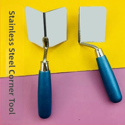 Двупосочен ъглов инструмент от неръждаема стомана за вътрешни и външни ъгли, шпакловане и работа със шпакловка; модели D200, D300, D200S, D300S