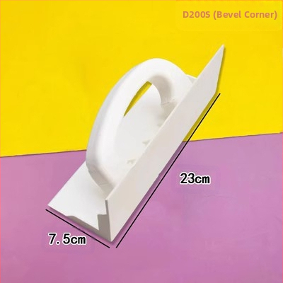 Двупосочен ъглов инструмент от неръждаема стомана за вътрешни и външни ъгли, шпакловане и работа със шпакловка; модели D200, D300, D200S, D300S