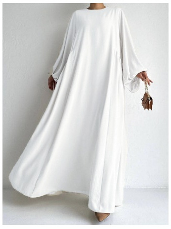 Abaya φόρεμα για γυναίκες μουσουλμίνες — Μακριά ρόμπα από πολυεστέρα με μακριά μανίκια, 95%+ πολυεστέρα, μάρκα Yuxi, λανσάρισμα φθινόπωρο 2024