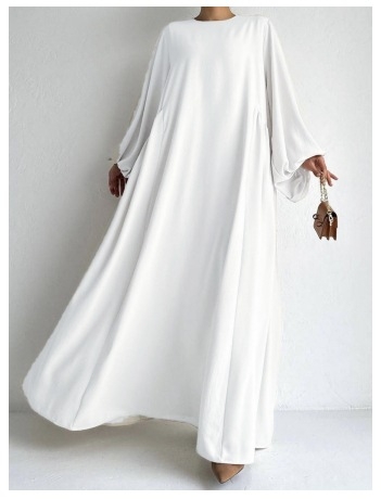 Rochie Abaya pentru femei musulmane — Robe lungă din poliester, mâneci lungi, poliester ≥95%, brand Yuxi, lansare toamnă 2024