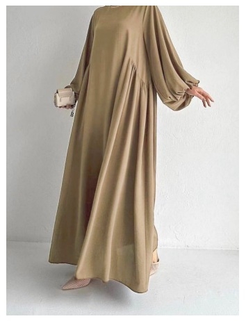 Rochie Abaya pentru femei musulmane — Robe lungă din poliester, mâneci lungi, poliester ≥95%, brand Yuxi, lansare toamnă 2024