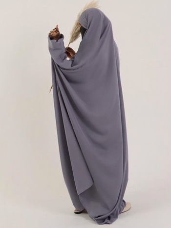 Γυναικεία ρόμπα προσευχής, χαλαρή γραμμή, μακριά μανίκια, πολυεστερικό ύφασμα, μακριά φούστα, κυκλοφορεί φθινόπωρο 2023