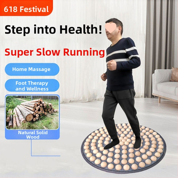 Kietmedžio pėdų masažo kilimėlis su akupresūros taškais, namų naudojimui