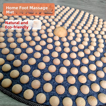 Kietmedžio pėdų masažo kilimėlis su akupresūros taškais, namų naudojimui