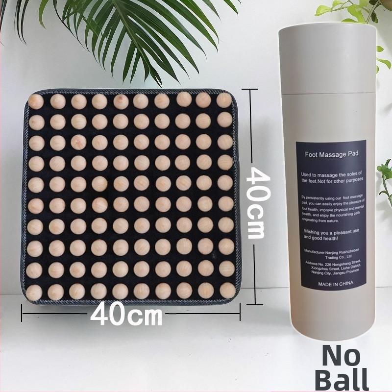 Kietmedžio pėdų masažo kilimėlis su akupresūros taškais, namų naudojimui