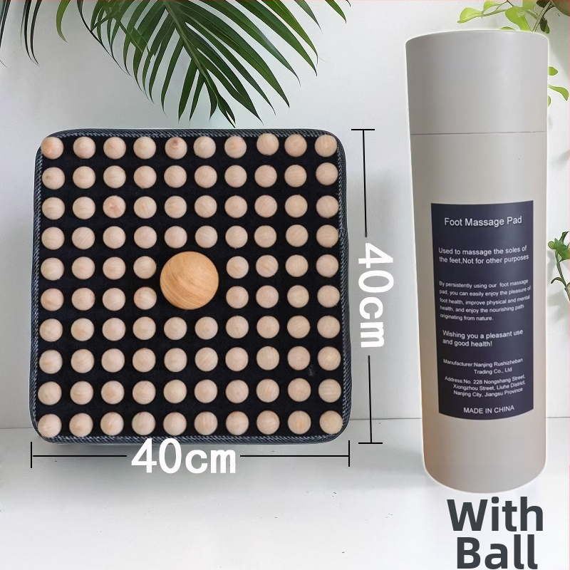 Kietmedžio pėdų masažo kilimėlis su akupresūros taškais, namų naudojimui