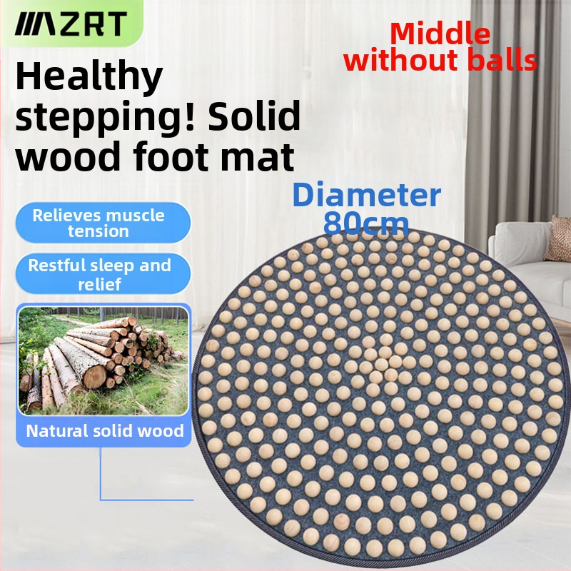 Kietmedžio pėdų masažo kilimėlis su akupresūros taškais, namų naudojimui