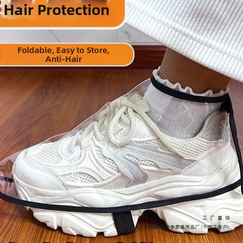 Καλύμματα παπουτσιών κομμωτικής για μπαρμπέρ σόου και σαλόνι κομμωτικής, προστασία από σκόνη, κατά του σπάσιματος των μαλλιών, για ενήλικες, μοτίβο 69850, βιοδιασπώμενα