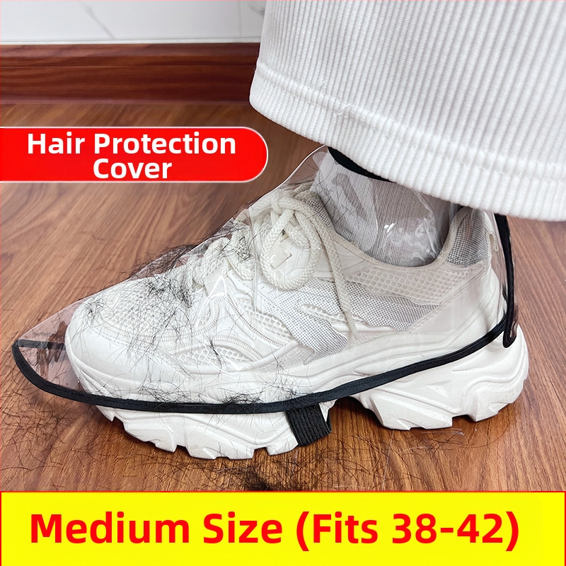 Καλύμματα παπουτσιών κομμωτικής για μπαρμπέρ σόου και σαλόνι κομμωτικής, προστασία από σκόνη, κατά του σπάσιματος των μαλλιών, για ενήλικες, μοτίβο 69850, βιοδιασπώμενα