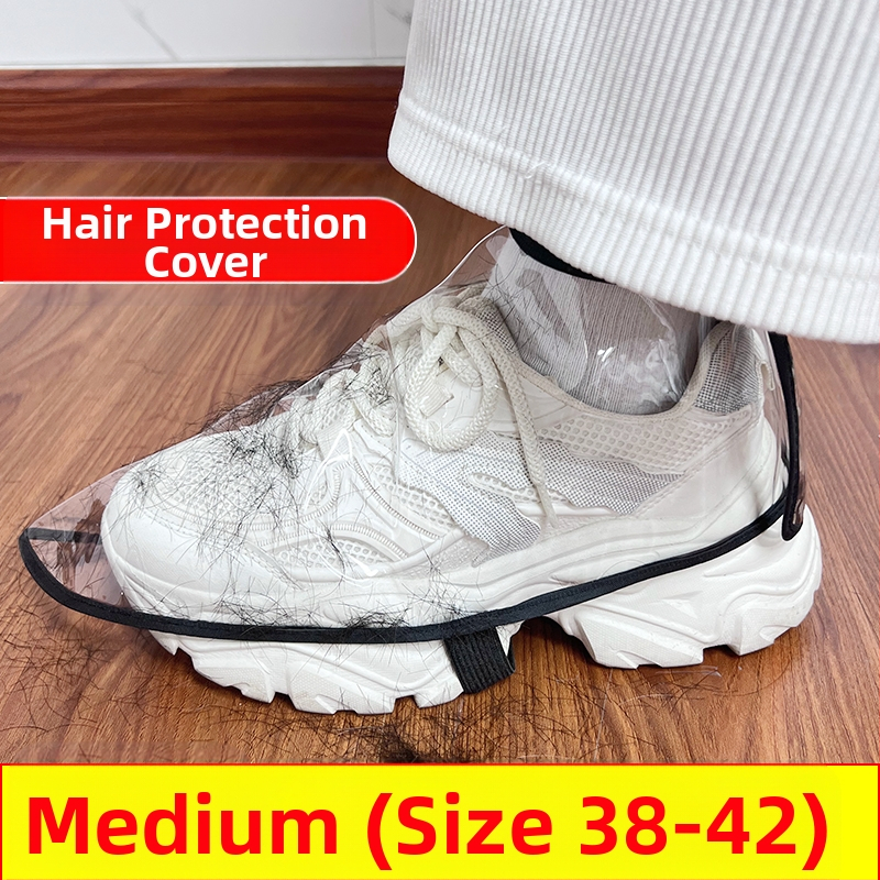 Καλύμματα παπουτσιών κομμωτικής για μπαρμπέρ σόου και σαλόνι κομμωτικής, προστασία από σκόνη, κατά του σπάσιματος των μαλλιών, για ενήλικες, μοτίβο 69850, βιοδιασπώμενα