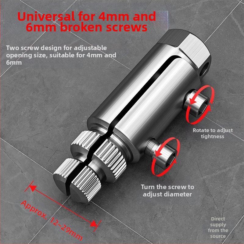 Универсален извличач на резби за домашни водопроводни тръби и ъглови клапани – съвместим с 24V електрически ъглошлайф