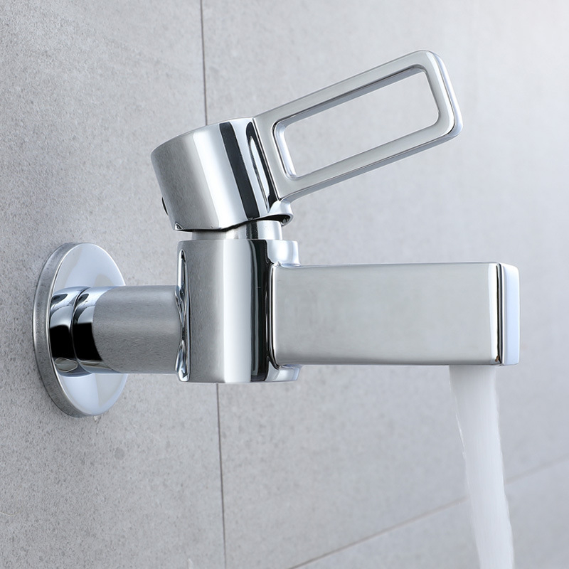 Sieninis mop praustuvo čiaupas, varis, vieno svirties valdymas, elektroplatinė apdaila, modelis SZ2502