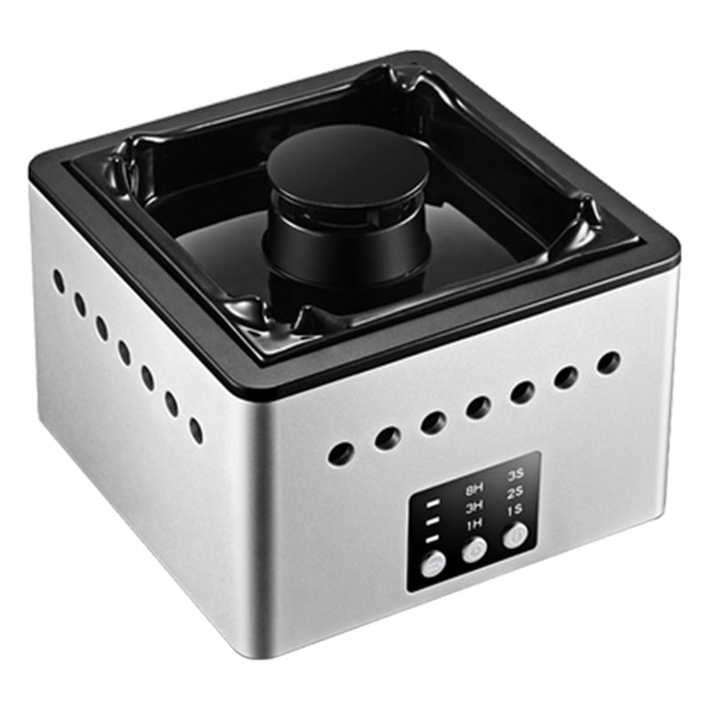 Scrumieră ceramică inteligentă cu purificator de aer cu ioni negativ pentru uz casnic — elimină mirosurile, alimentare USB, filtrare HEPA, funcționare silențioasă, flux de aer 51–150 m3/h, potrivită pentru 11–20 m2