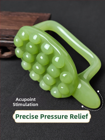 Акупунктурна пръчка за масаж на корема с меридианна четка и дъска за акупунктурни точки – резинов масажен инструмент (95 г)