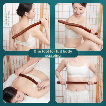 Дървено устройство за масаж с чашки за цялото тяло – меридиан и масаж на гръб, модел GS-2389