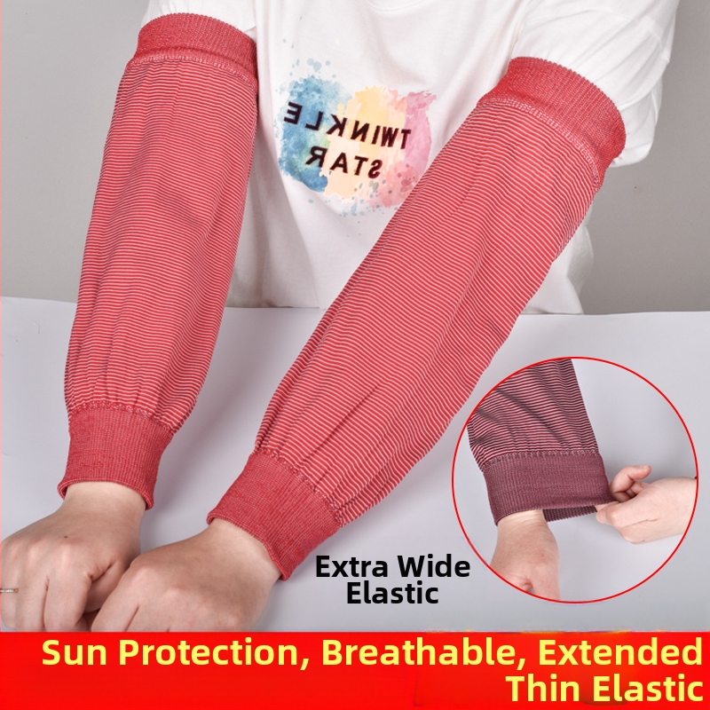 Престилка с ръкави за кухня, дълги еластични трикотажни ръкави, антизамърсяваща употреба, свободен размер, прост стил