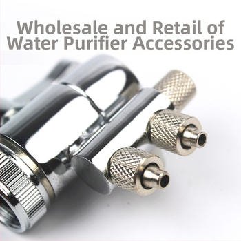 Source Vandens filtravimo čiaupo daliklis vožtuvas, grynas varis, 500 L/h, Modelis 3