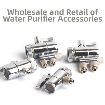 Source Vandens filtravimo čiaupo daliklis vožtuvas, grynas varis, 500 L/h, Modelis 3