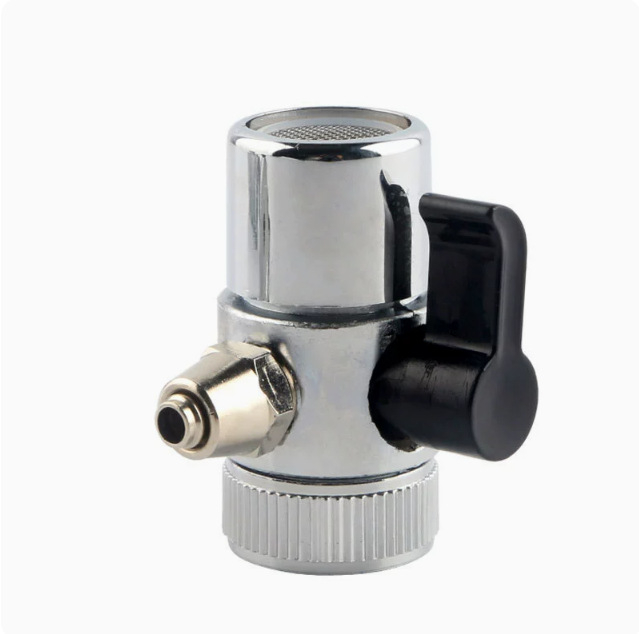 Source Vandens filtravimo čiaupo daliklis vožtuvas, grynas varis, 500 L/h, Modelis 3