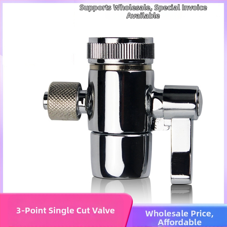 Source Vandens filtravimo čiaupo daliklis vožtuvas, grynas varis, 500 L/h, Modelis 3