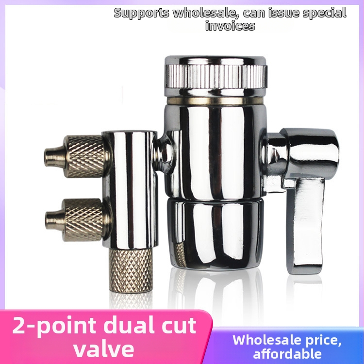 Source Vandens filtravimo čiaupo daliklis vožtuvas, grynas varis, 500 L/h, Modelis 3