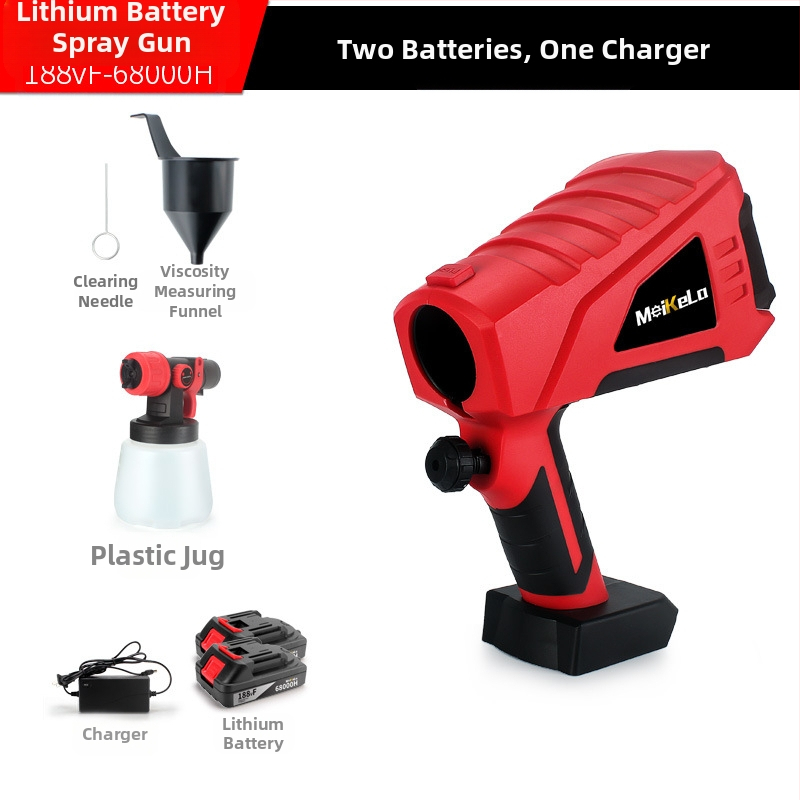 Mekla Elektrinis purškimo pistole namų naudojimui su vienodu purškimu ir smulkiu purškimu