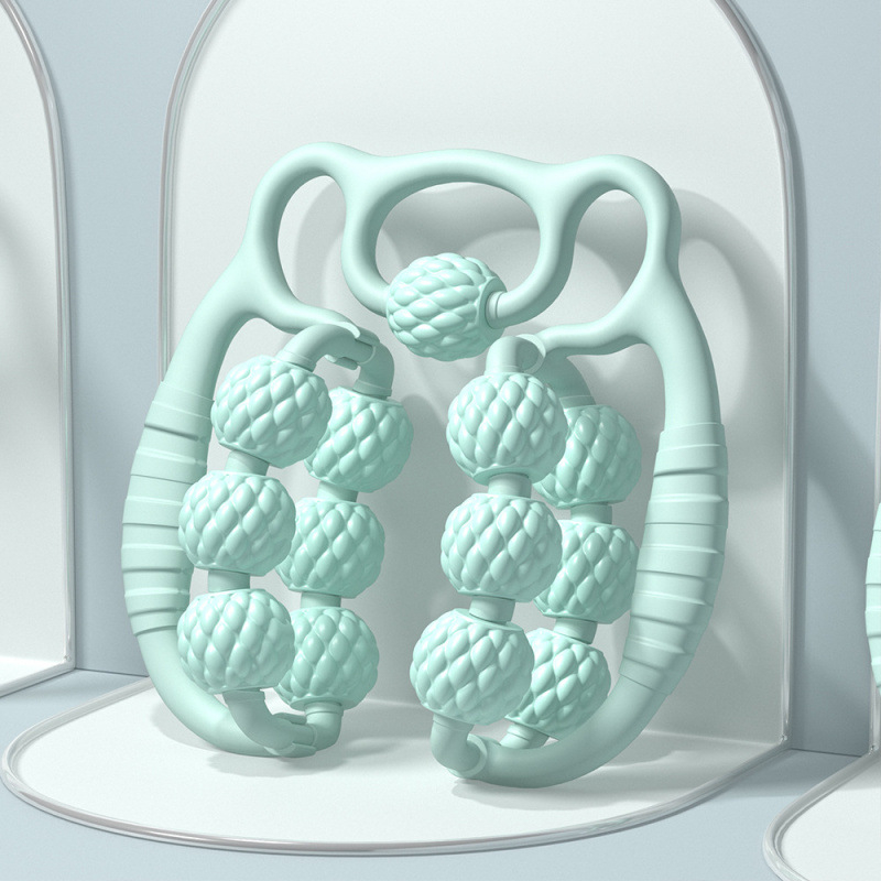 Dviejų eilių apskritasis kojų masažeris su voleliais; Medžiaga: PP + kopolipropilenas; Ženklas: Sai Yue Kang