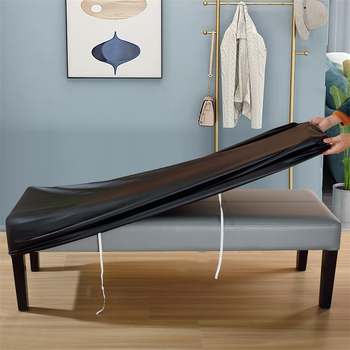 Μακρύ κάλυμμα σκαμπό - Πολυεστέρας, στυλ Light Luxury, κάλυμμα για σκόνη/καναπέ/κλιματιστικό