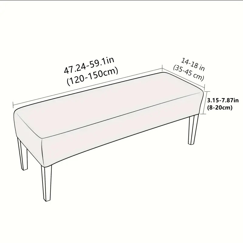 Ilgas taburetės uždangalas - poliesteris, šviesaus prabangaus stiliaus, dulkių dangtis/sofos dangtis/oro kondicionieriaus dangtis