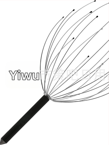 Brother Zhe Метален масажор за скалп вдъхновен от октопод, 0,03 кг, опаковка 300 бр.