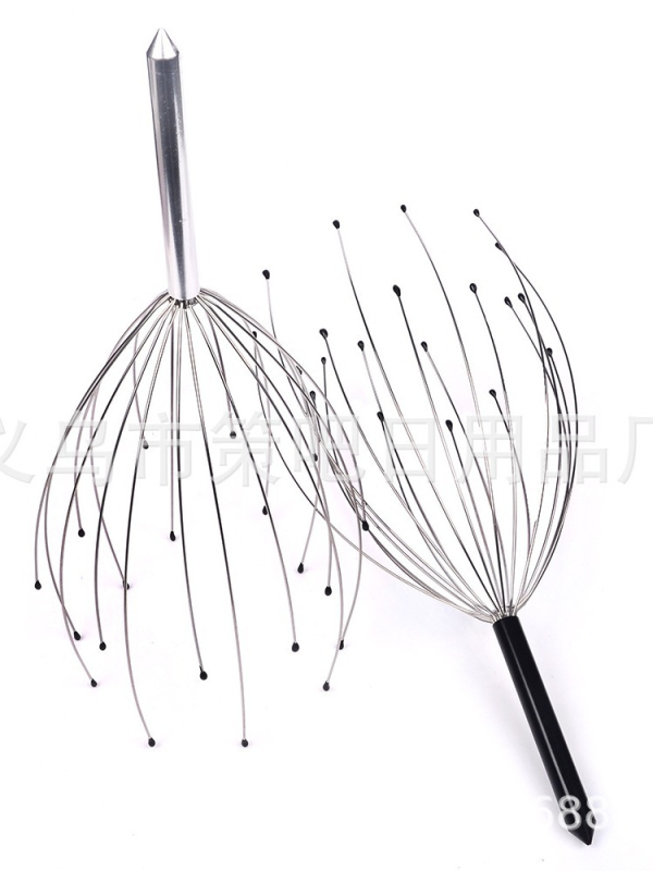 Brother Zhe Polip által inspirált fém fejbőrmasszírozó, 0,03 kg, Csomagolás 300 db.