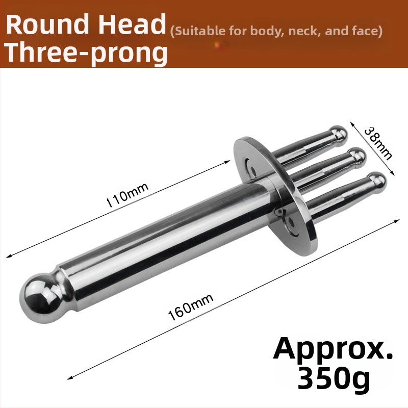 anisa Furculă magnetică de masaj pentru meridiane — terapie acupoint cu două și trei arcuri, capete rotunde de masaj pentru gât, spate, talie și picioare