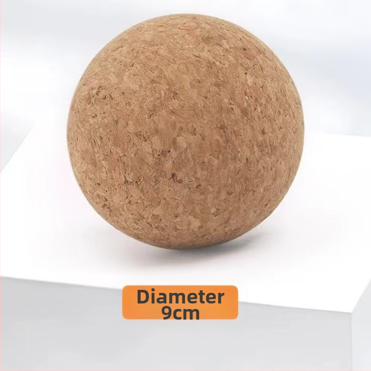 Korekasinės jogos kamuolys žemės riešutų formos fascijų atpalaidavimui ir raumenų atpalaidavimui — kietas kamštis, 90/180 g