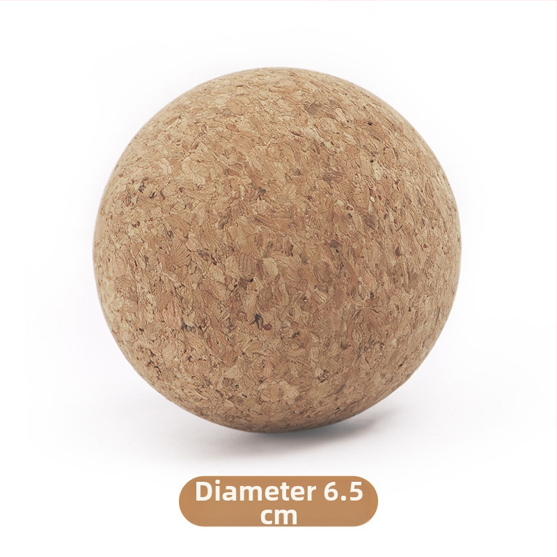 Korekasinės jogos kamuolys žemės riešutų formos fascijų atpalaidavimui ir raumenų atpalaidavimui — kietas kamštis, 90/180 g