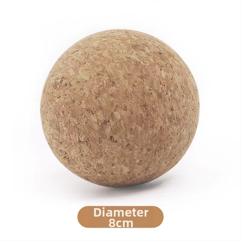 Korekasinės jogos kamuolys žemės riešutų formos fascijų atpalaidavimui ir raumenų atpalaidavimui — kietas kamštis, 90/180 g