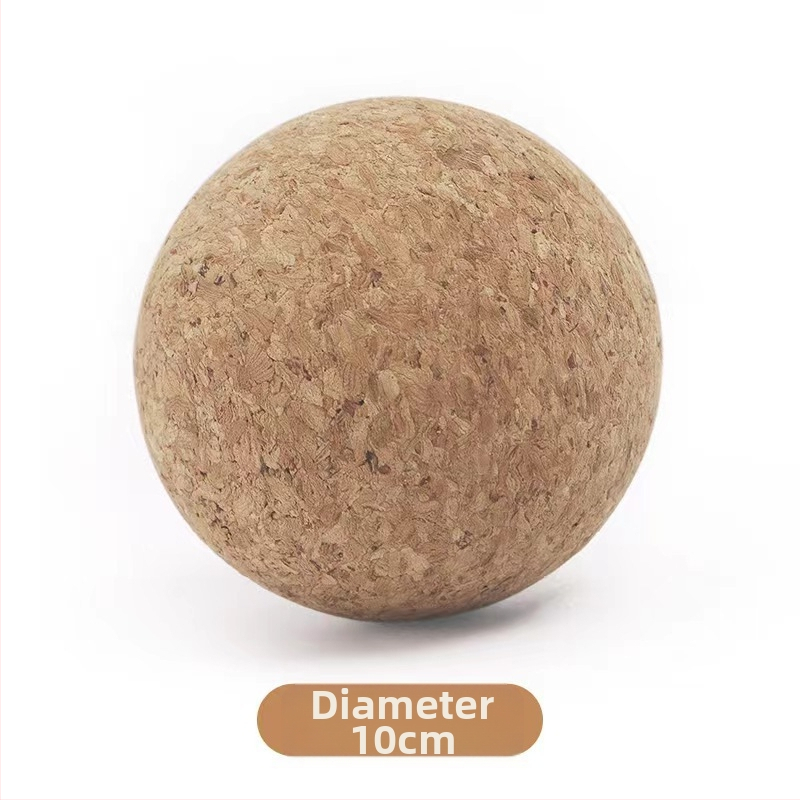 Korekasinės jogos kamuolys žemės riešutų formos fascijų atpalaidavimui ir raumenų atpalaidavimui — kietas kamštis, 90/180 g