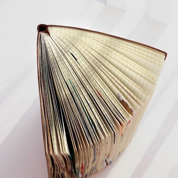 Κορεατικής έκδοσης σημειωματάριο με PU κάλυμμα, δέσιμο με κλωστή, χαρτί από πολτό ξύλου, 40 g, 1–50 σελίδες