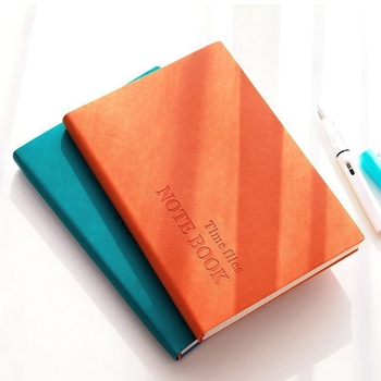 Κορεατικής έκδοσης σημειωματάριο με PU κάλυμμα, δέσιμο με κλωστή, χαρτί από πολτό ξύλου, 40 g, 1–50 σελίδες