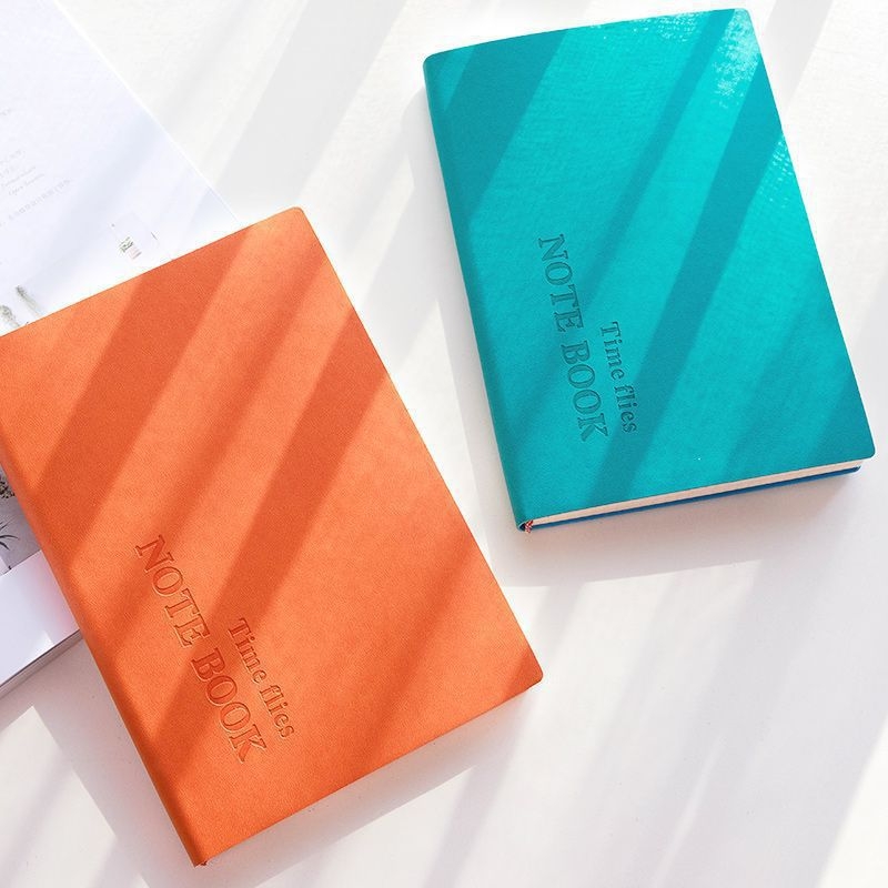 Κορεατικής έκδοσης σημειωματάριο με PU κάλυμμα, δέσιμο με κλωστή, χαρτί από πολτό ξύλου, 40 g, 1–50 σελίδες