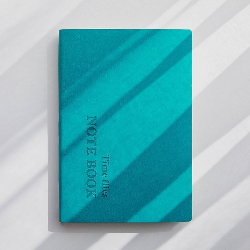 Κορεατικής έκδοσης σημειωματάριο με PU κάλυμμα, δέσιμο με κλωστή, χαρτί από πολτό ξύλου, 40 g, 1–50 σελίδες