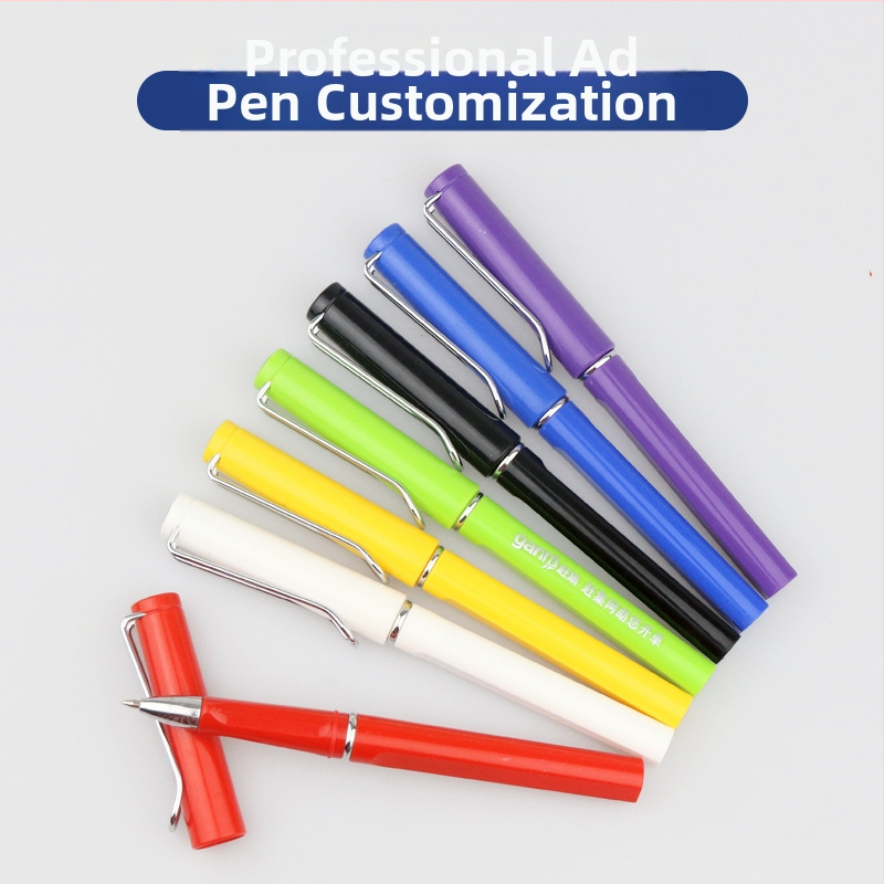 Promočné pero s vlastným logom a QR kódom – Model 802, plastové telo, tlač loga k dispozícii, prispôsobenie dostupné, pre kancelárske potreby