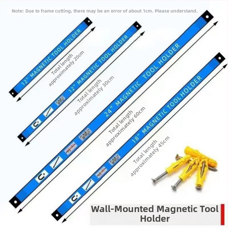 Μαγνητική βάση εργαλείων για οικιακή και κουζίνα με μαγνήτες υψηλής ισχύος; μοντέλα: 8in/20cm έξι φορές μεγαλύτερη μαγνητική βάση, 6in/16cm κοινή μαγνητική βάση, 12in/31cm έξι φορές μεγαλύτερη μαγνητική βάση, 18in/45cm.