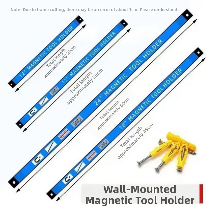 Μαγνητική βάση εργαλείων για οικιακή και κουζίνα με μαγνήτες υψηλής ισχύος; μοντέλα: 8in/20cm έξι φορές μεγαλύτερη μαγνητική βάση, 6in/16cm κοινή μαγνητική βάση, 12in/31cm έξι φορές μεγαλύτερη μαγνητική βάση, 18in/45cm.