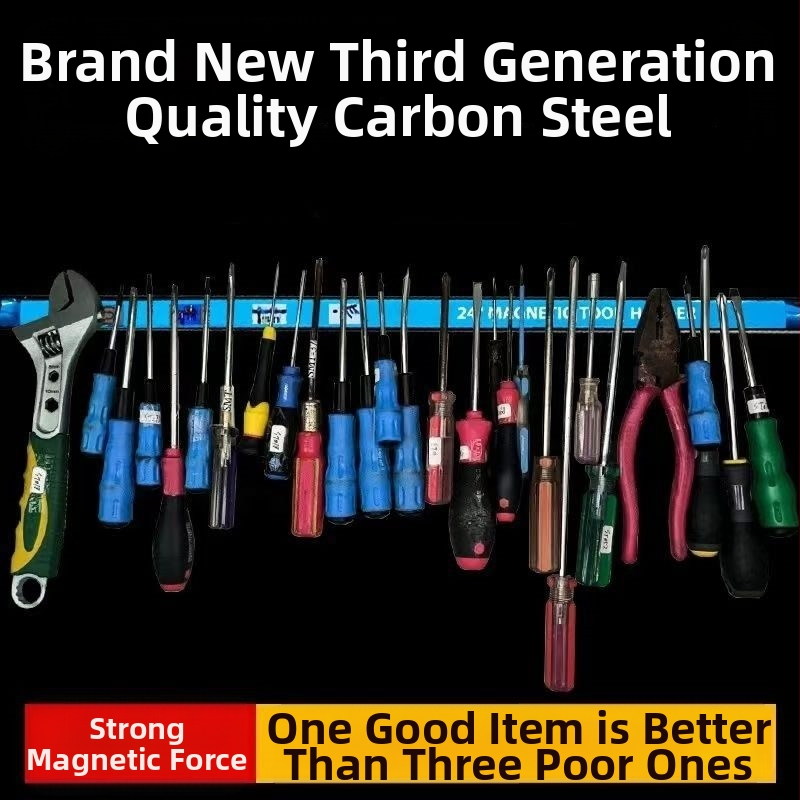 Μαγνητική βάση εργαλείων για οικιακή και κουζίνα με μαγνήτες υψηλής ισχύος; μοντέλα: 8in/20cm έξι φορές μεγαλύτερη μαγνητική βάση, 6in/16cm κοινή μαγνητική βάση, 12in/31cm έξι φορές μεγαλύτερη μαγνητική βάση, 18in/45cm.