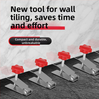 Huiyu εργαλείο ευθυγράμμισης πλακιδίων – χρωμιοβάνιο ατσάλι, καθολική χρήση, κατάλληλο για οικιακή τοποθέτηση πλακιδίων
