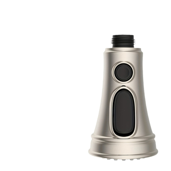 Konyhai kihúzható sprayfej — ABS anyag, egyszemélyes felépítés, spirálisan nyíló, kerámia korongos szeleptest, elektroplattolt felület, modern minimalista stílus