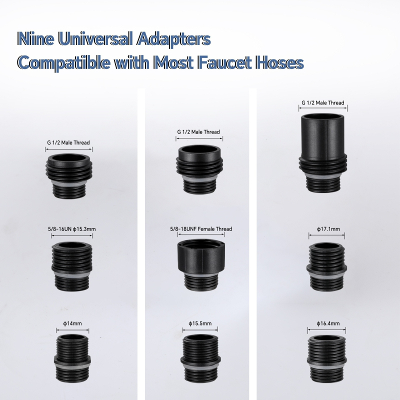 Konyhai kihúzható sprayfej — ABS anyag, egyszemélyes felépítés, spirálisan nyíló, kerámia korongos szeleptest, elektroplattolt felület, modern minimalista stílus