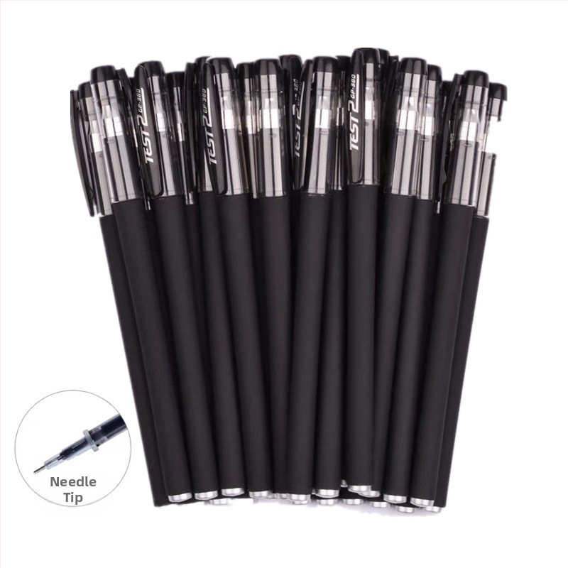 Химикалка с матово неутрално покритие за ученици — изпитна писалка с червено и синьо мастило (Произход: Друг; Марка: Друг; Печат на лого: Не)