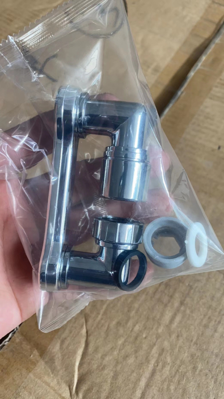 Kranų pratęsimas su mechanine ranka, 1080° sukimasis, lydinio konstrukcija, lengvas prabangos stilius, universali purškimo galva